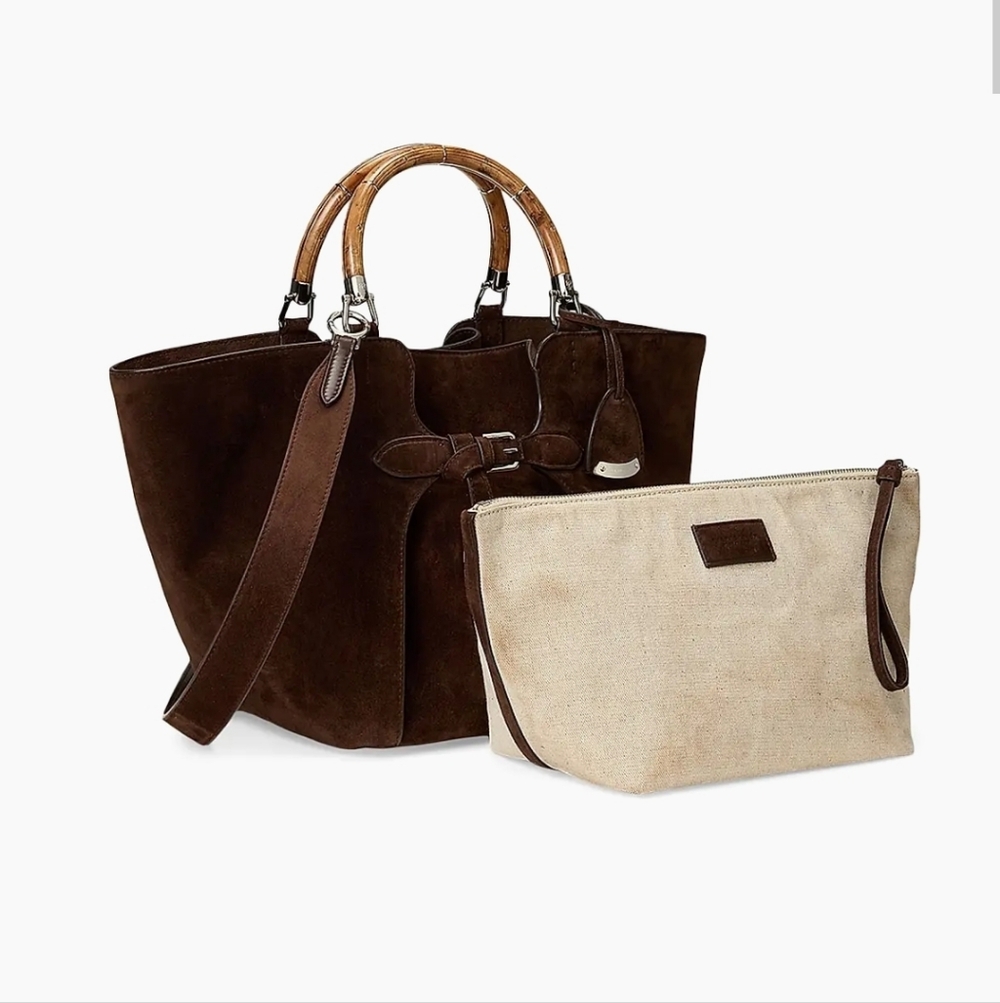 Ralph Lauren The Ralph Suede Tote Bag - Picture 2 of 4